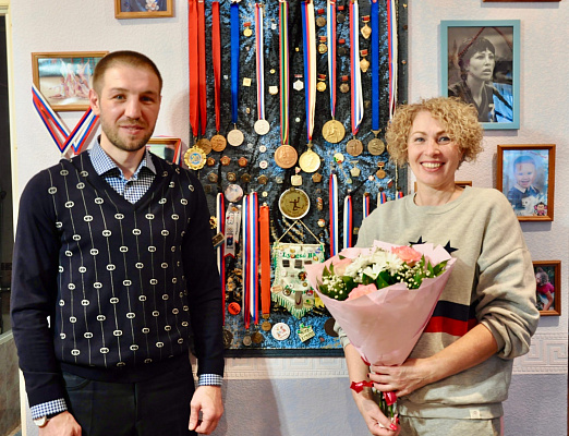 Дмитрий Пирог поздравил с днем рождения ветеранов спорта Краснодарского края